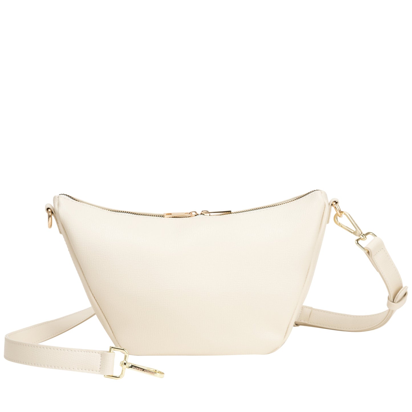 Medium V Line Shoulder Bag - Off White