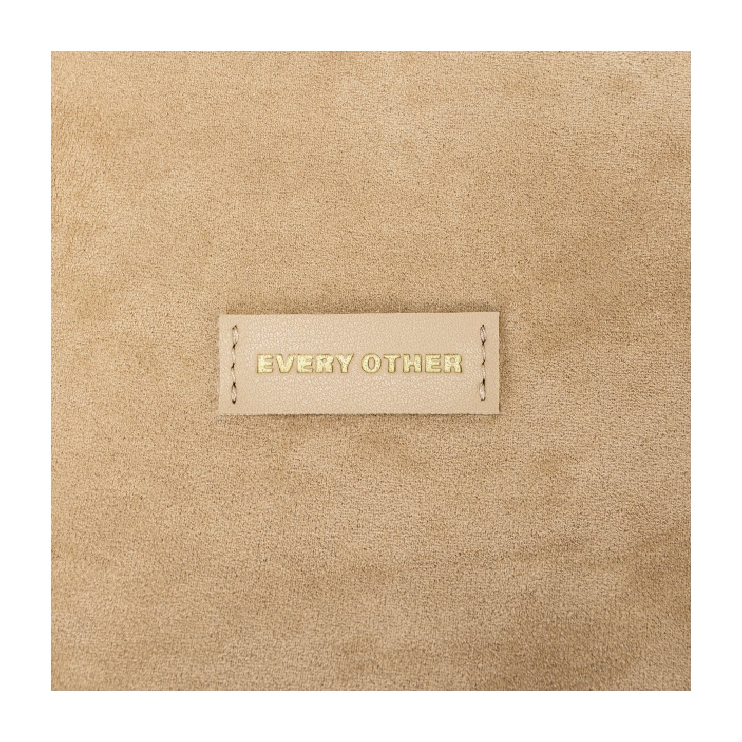 Suede Shoulder Bag - Sand