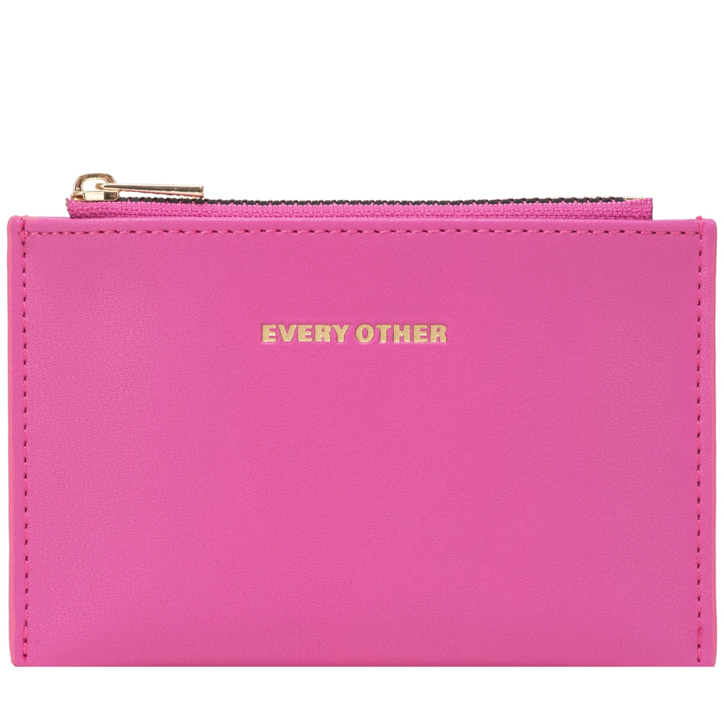 Zip Top Card Holder - Pink
