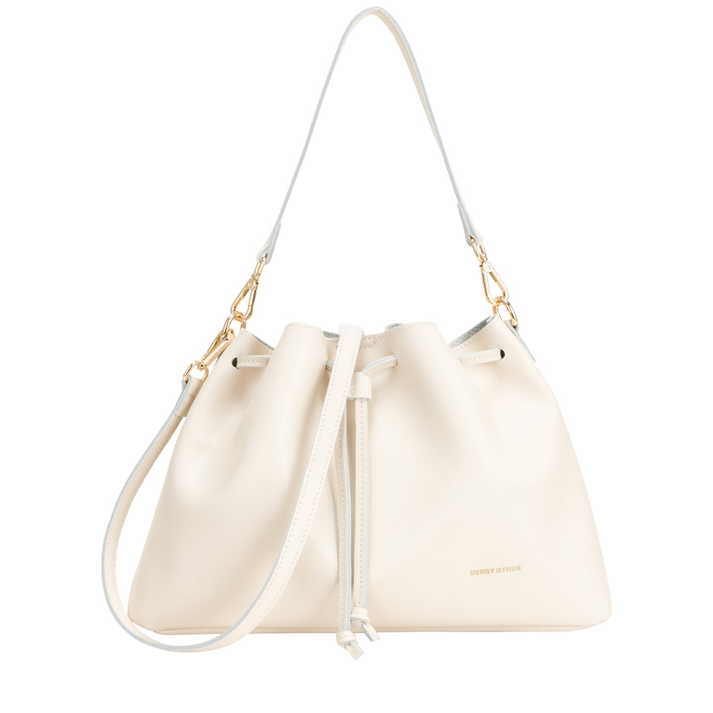 Drawstring Shoulder Crossbody - Off White