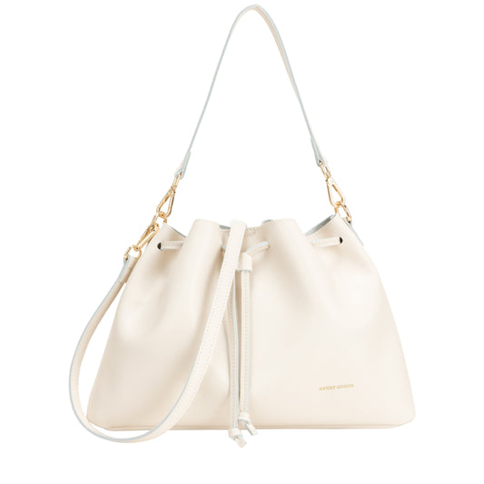 Drawstring Shoulder Crossbody - Off White