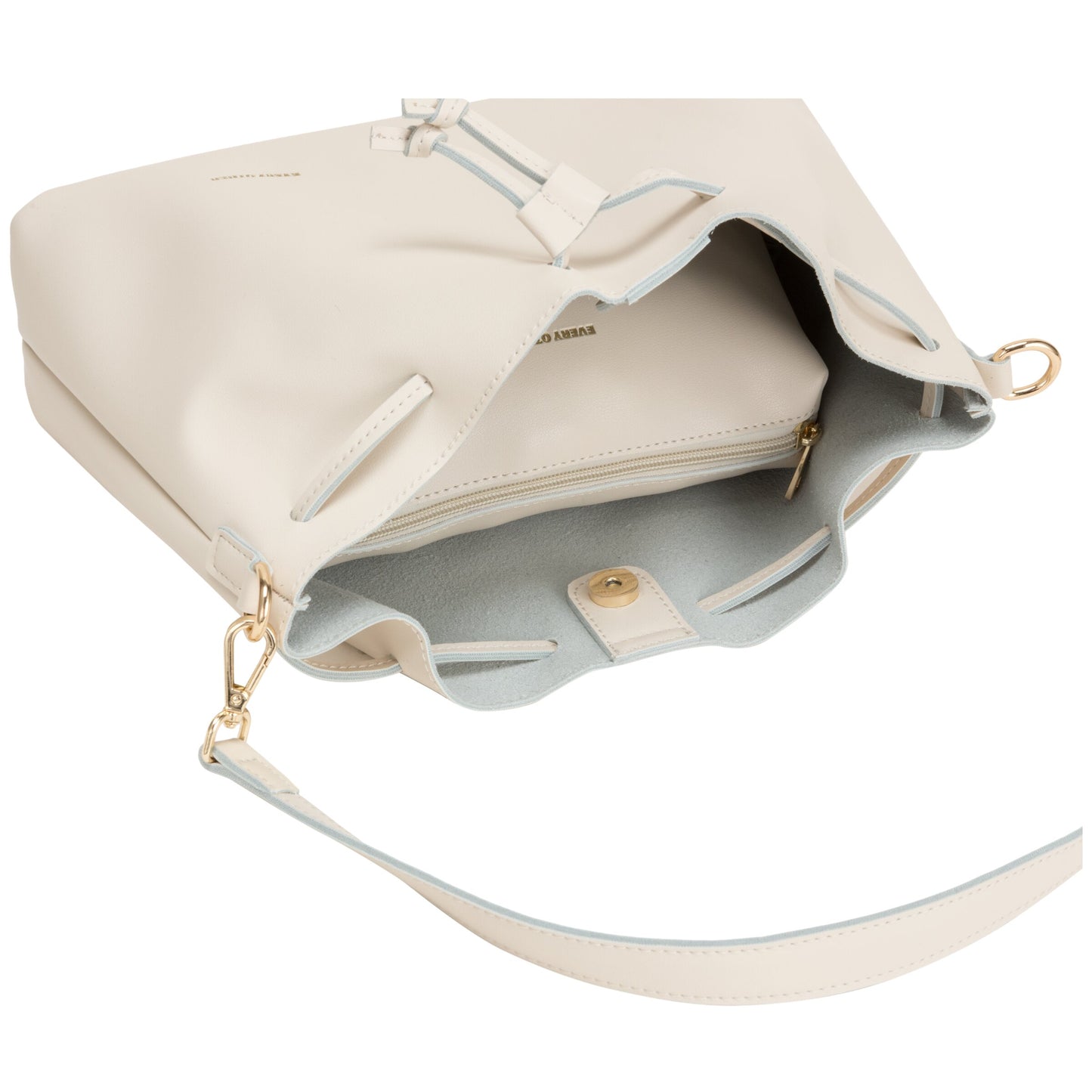 Drawstring Shoulder Crossbody - Off White