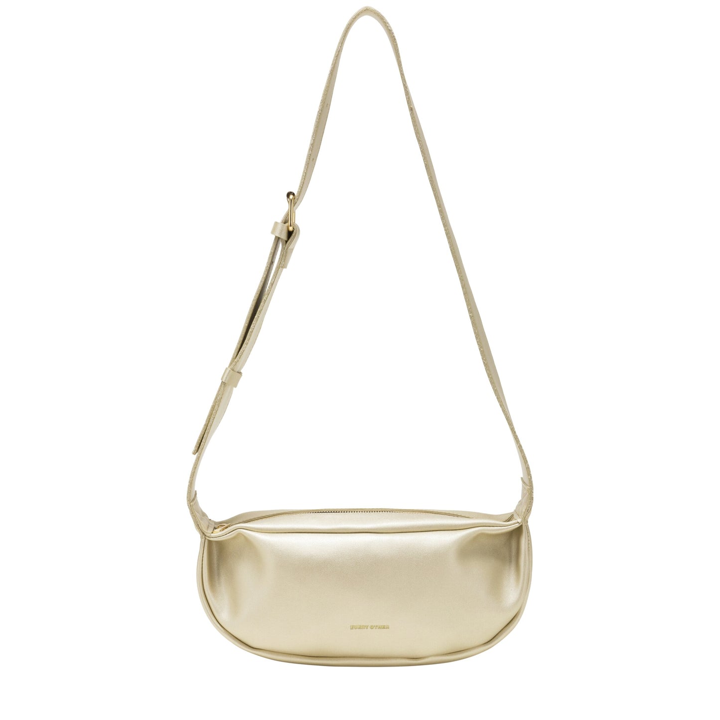 Soft Crescent Bag - Gold