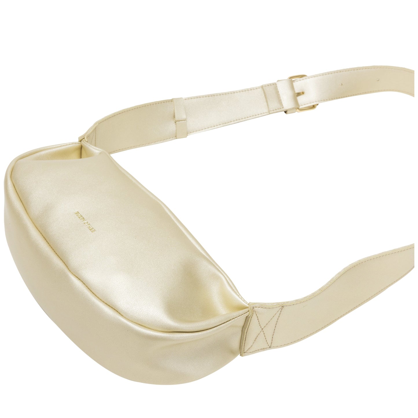 Soft Crescent Bag - Gold