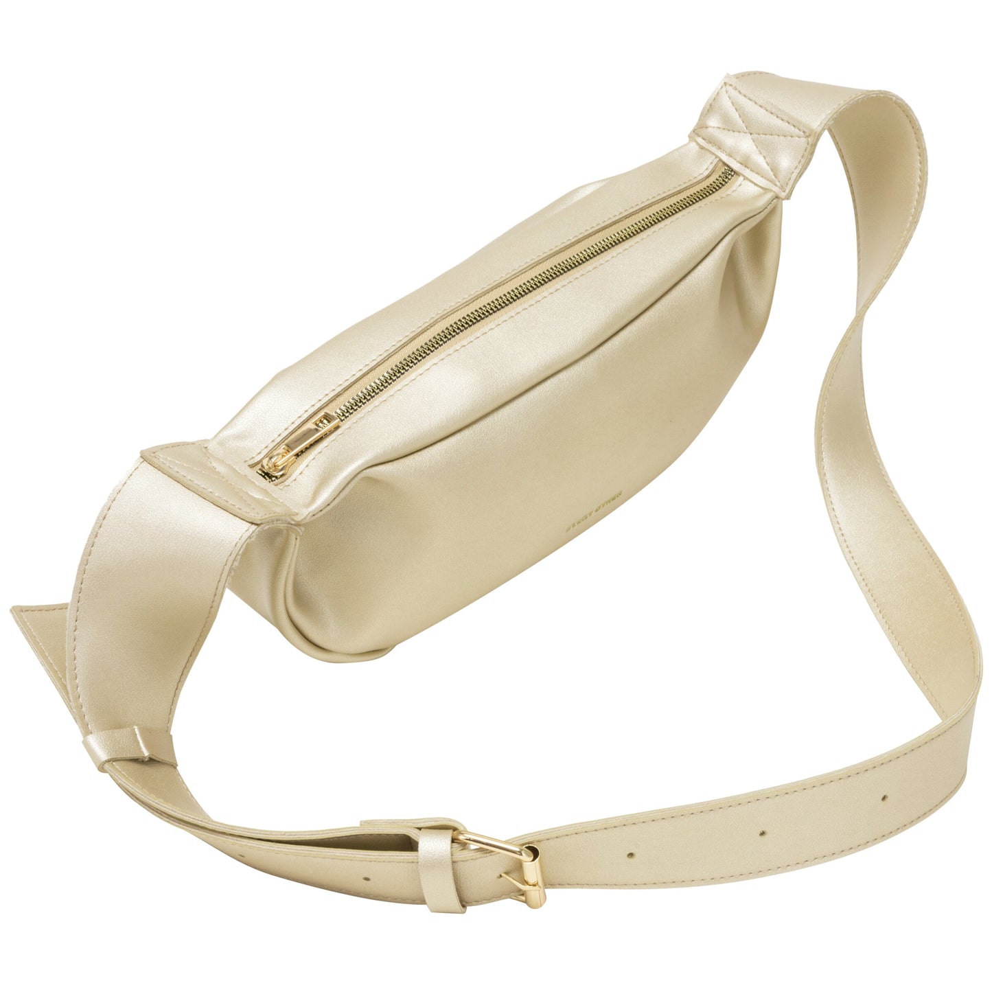 Soft Crescent Bag - Gold