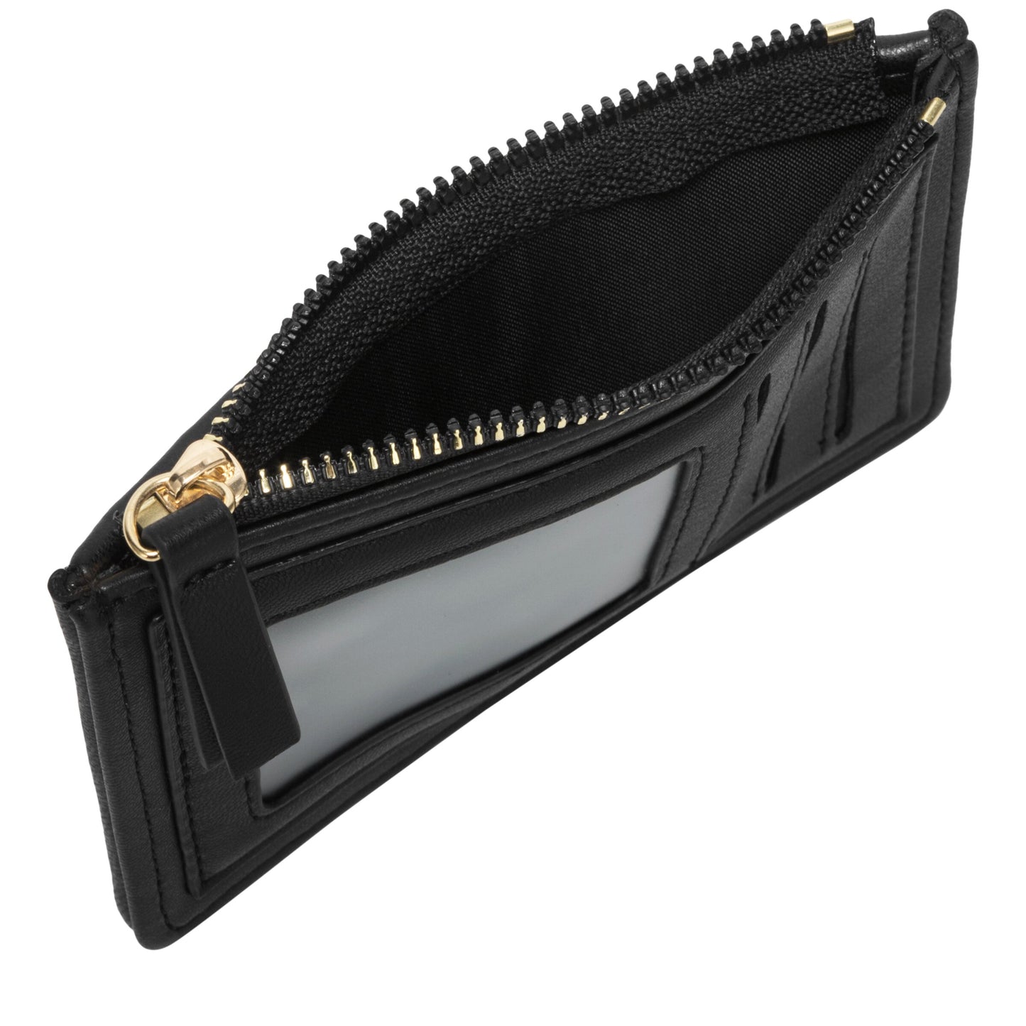Quilted Card Holder - Black