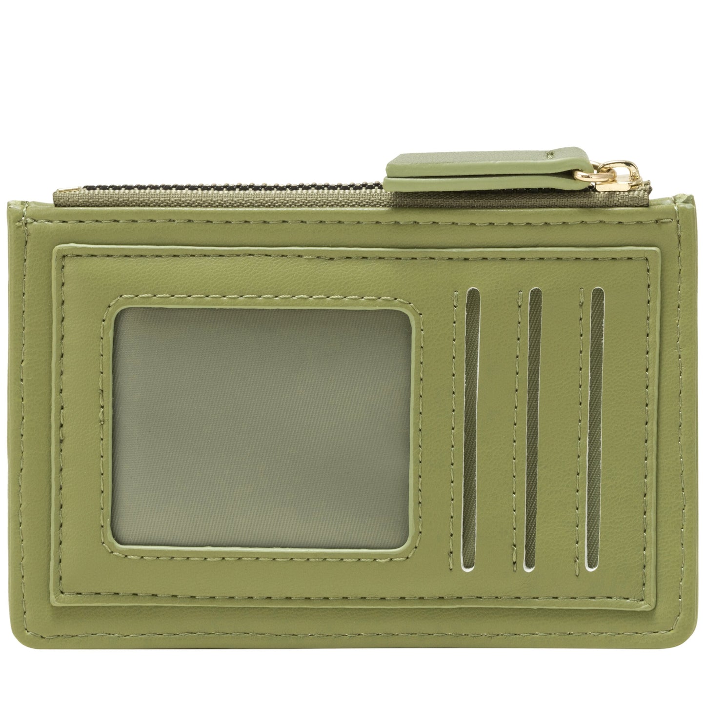 Quilted Card Holder - Olive