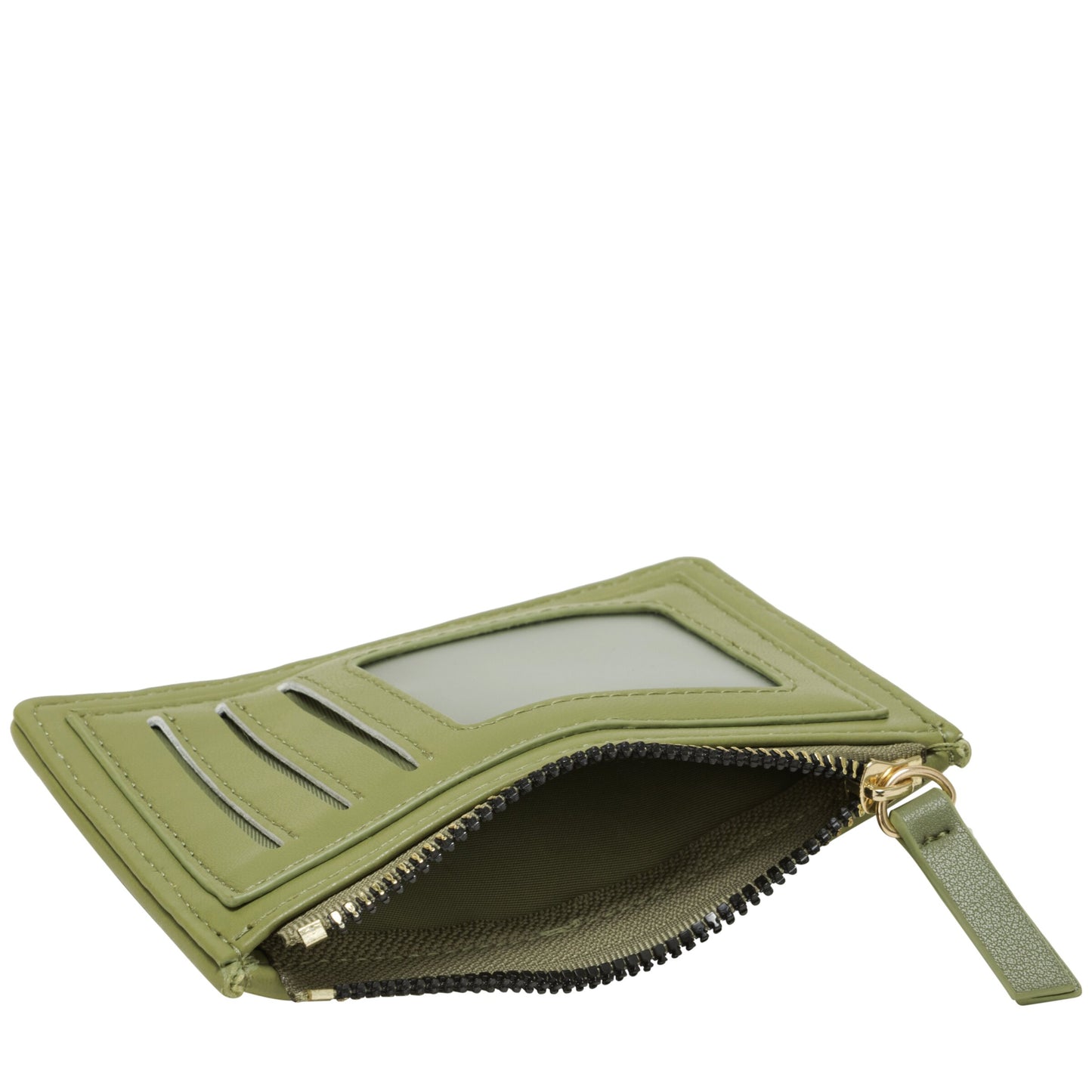 Quilted Card Holder - Olive