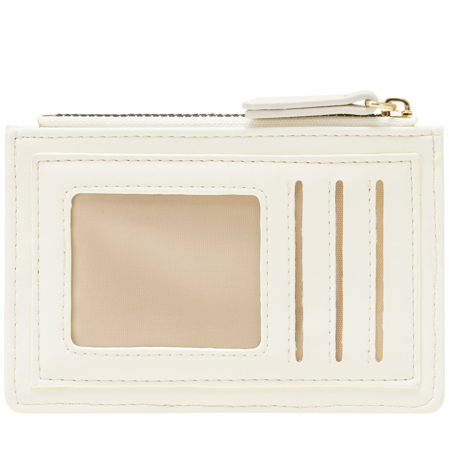 Quilted Card Holder - White