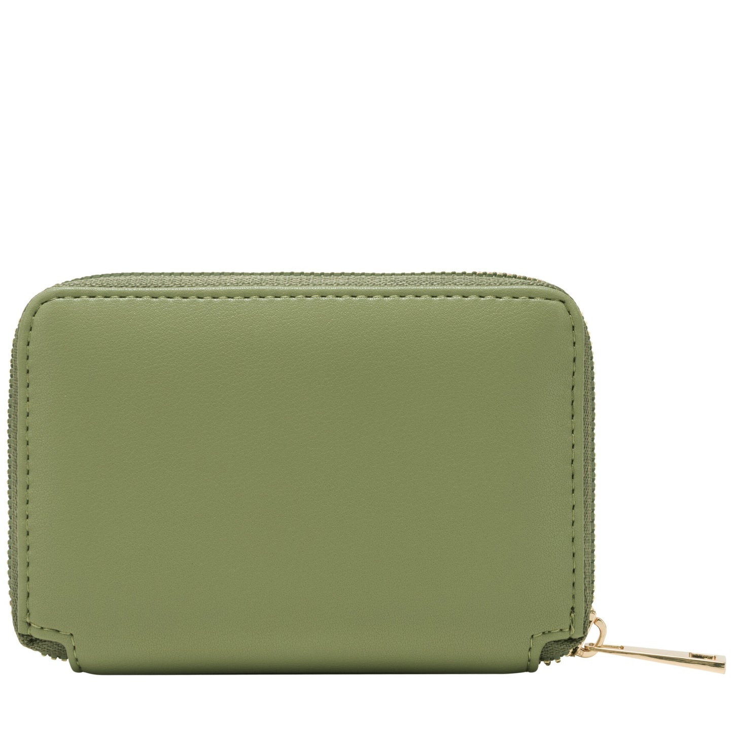 Zip Round Small Purse - Olive