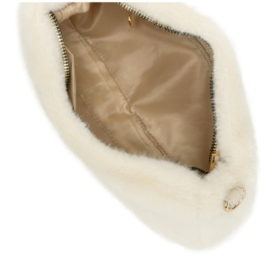 Baguette Cross Body Shoulder Bag - Off White