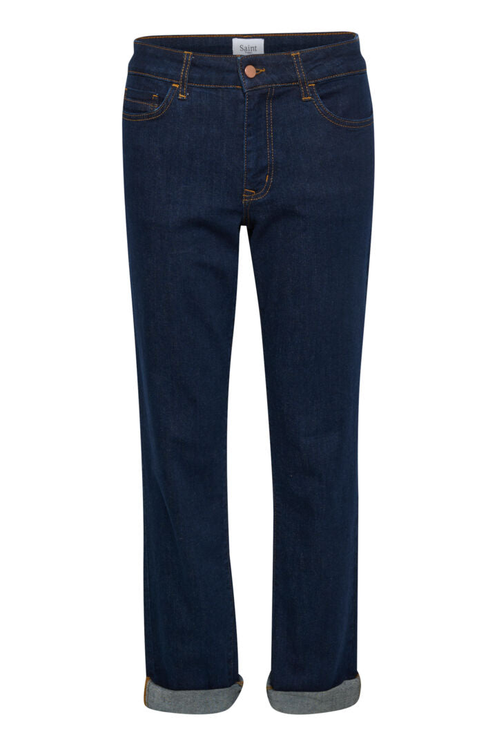 MollySZ Regular Jeans - Dark Blue Denim