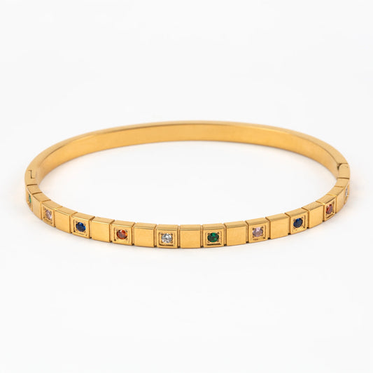Joni Gold Plated Bangle