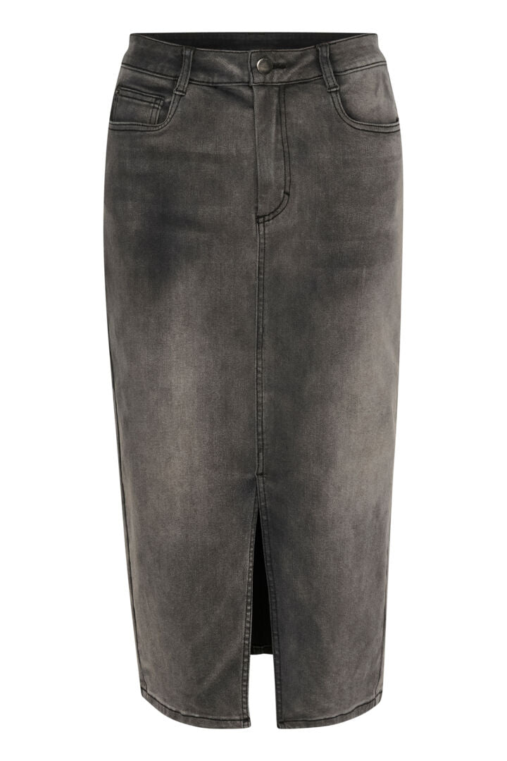 KAsinem Skirt - Medium Grey Denim