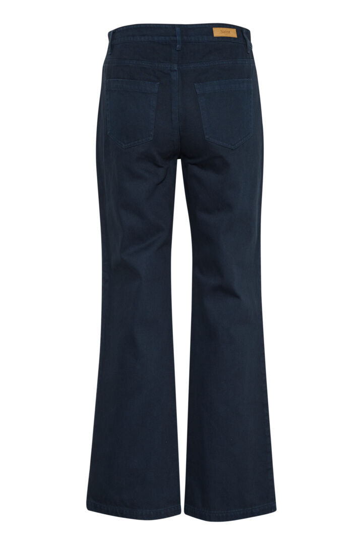 IluSZ Wide Leg Jeans - Midnight Sail