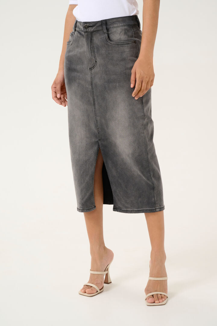 KAsinem Skirt - Medium Grey Denim