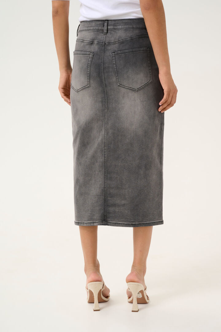 KAsinem Skirt - Medium Grey Denim