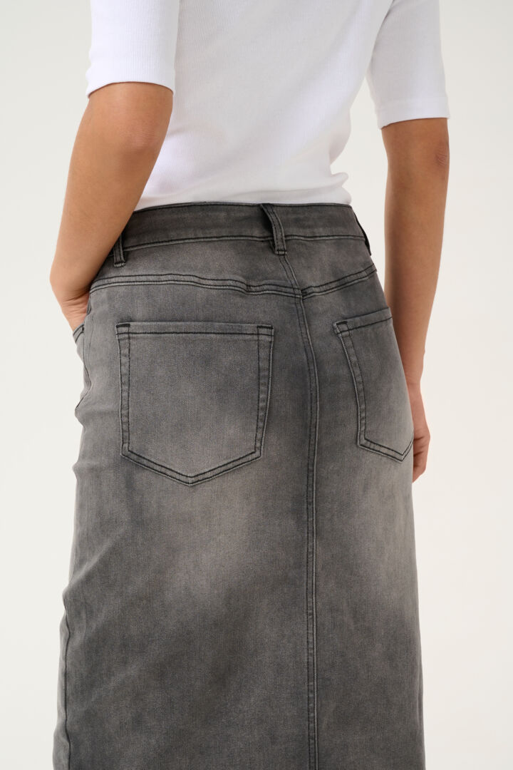 KAsinem Skirt - Medium Grey Denim