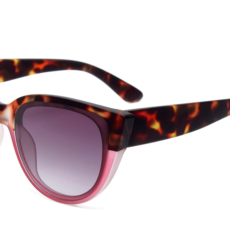 Silvia Cats Eye Sunglasses- Havana Pink