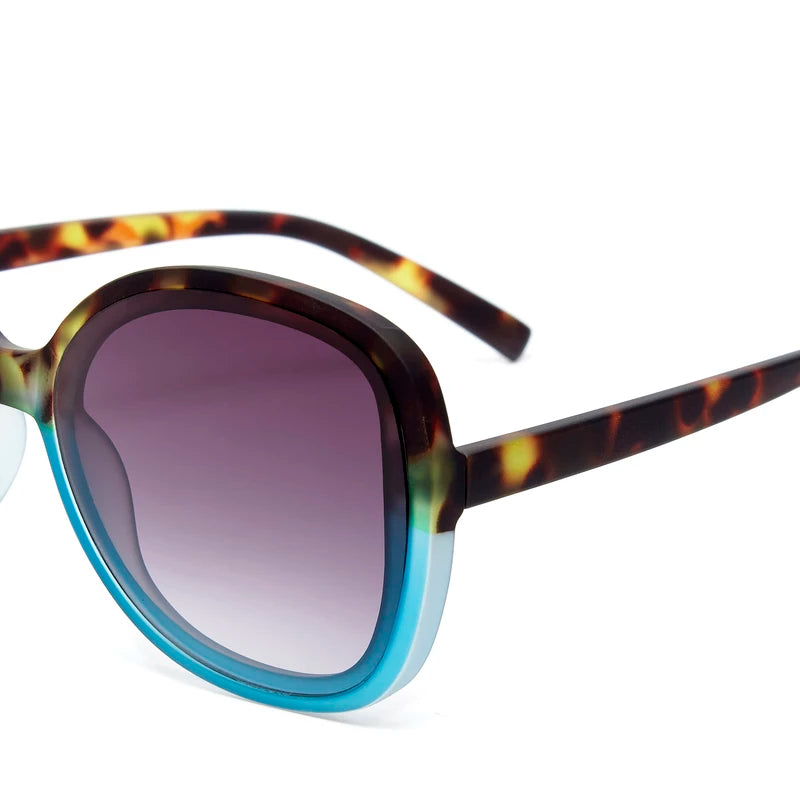 Anna Butterfly Sunglasses - Havana & Blue