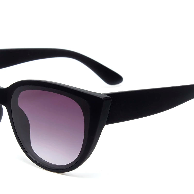 Silvia Cats Eye Sunglasses- Black