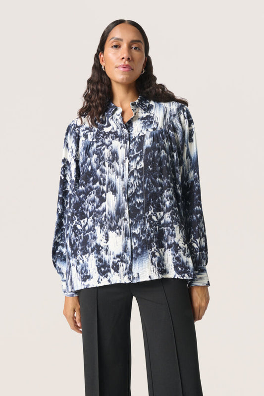 SLJazzlyn Shirt - Dark Navy Landscape