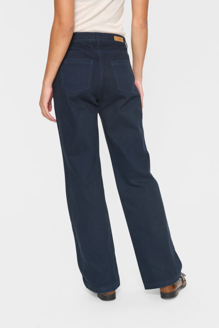 IluSZ Wide Leg Jeans - Midnight Sail