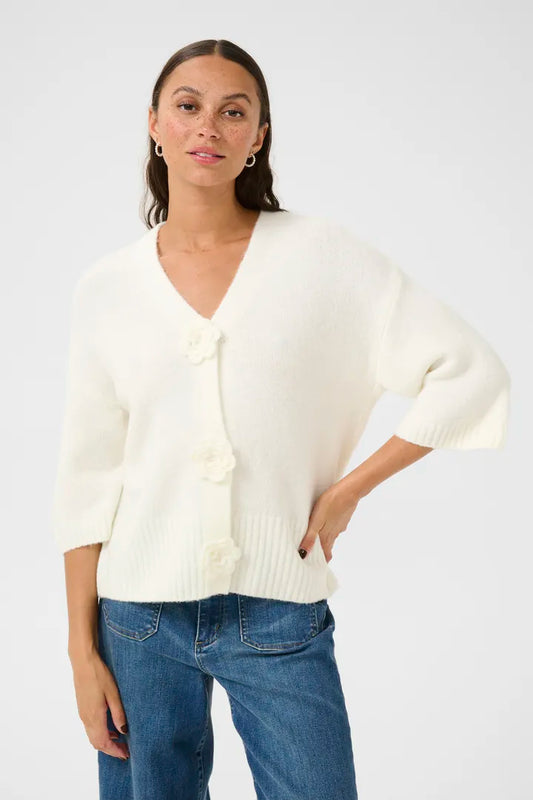 KArosie Cardigan - Chalk