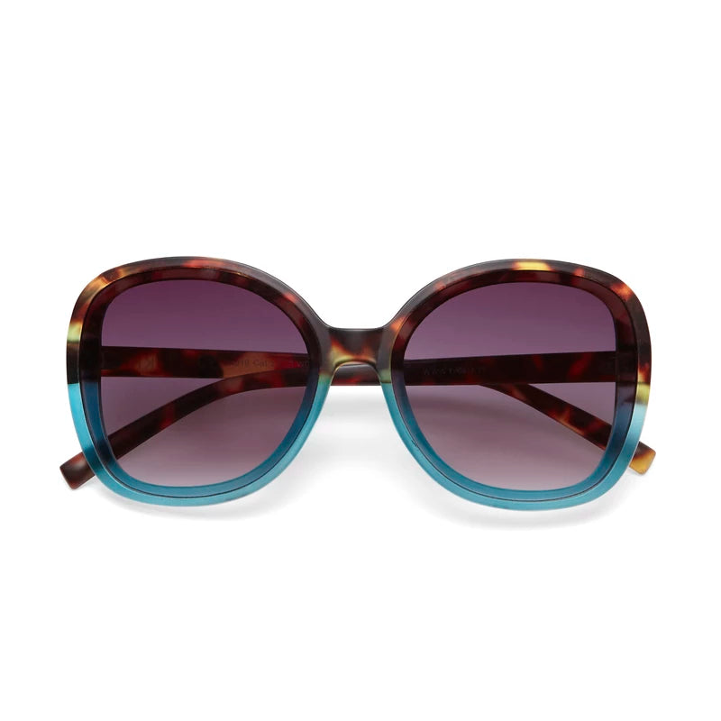 Anna Butterfly Sunglasses - Havana & Blue