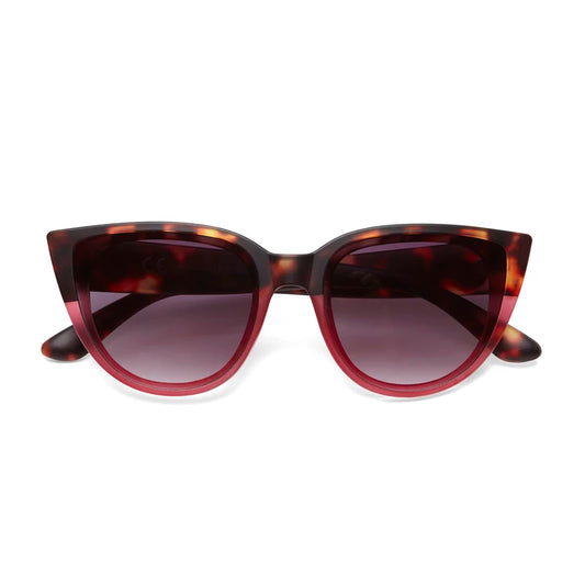 Silvia Cats Eye Sunglasses- Havana Pink