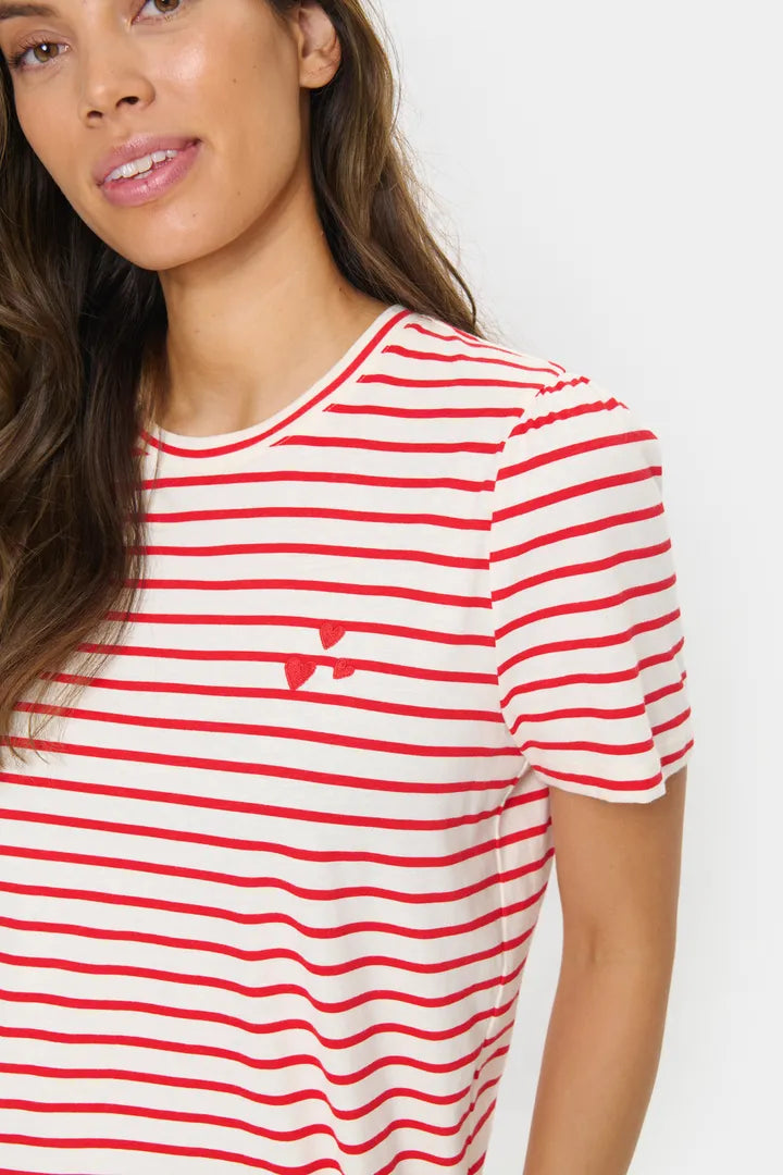 JuciaSZ T- Shirt - Flame Scarlet Stripe