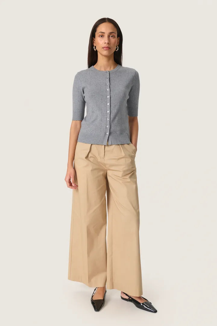 SLSpina Relief Cardigan - Ultimate Grey Melange