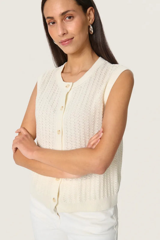 SLSusanna Vest - Whisper White