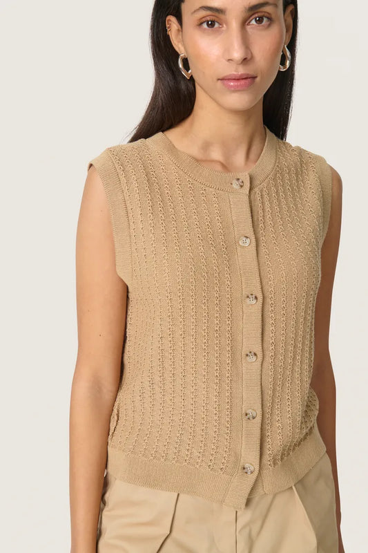SLSusanna Vest - Travertine