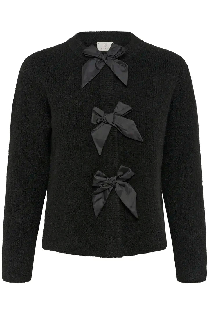 KAmay Knit Cardigan - Deep Black