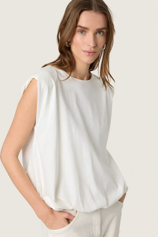 SLJina Balloon Tank Top - Broken White