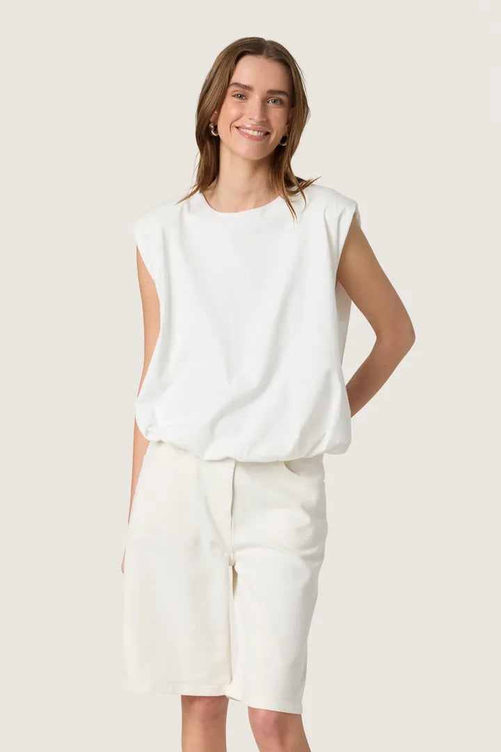 SLJina Balloon Tank Top - Broken White