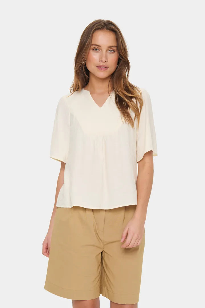 KammiSZ Blouse - Winter White