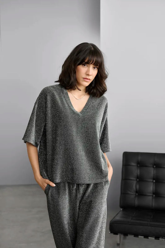 KArita T-Shirt - Silver Metallic