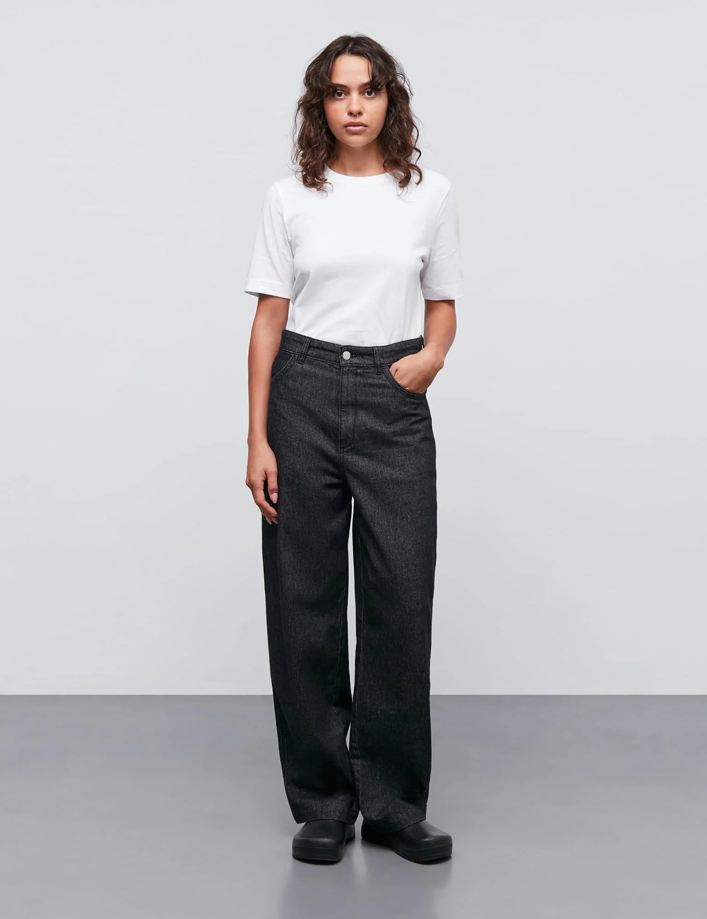 Cotton Jersey Jess Tee - White