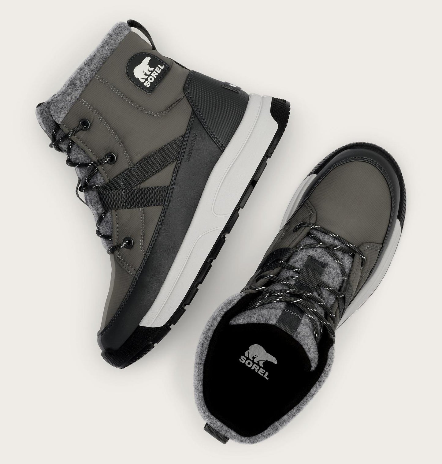 Whitney III Mid Boots - Quarry & Grill