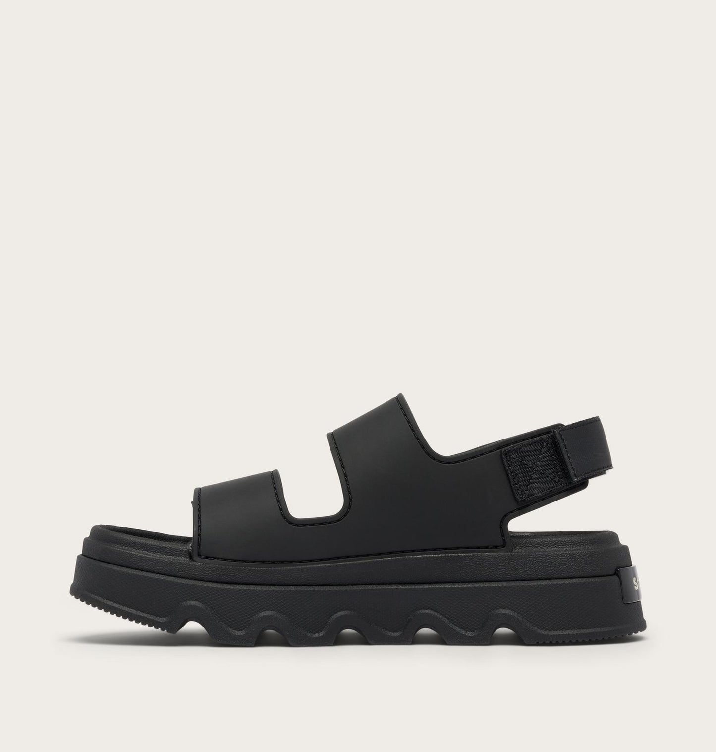 Kinetic Sunchase Ankle Strap Platform Sandal - Black Sea Salt
