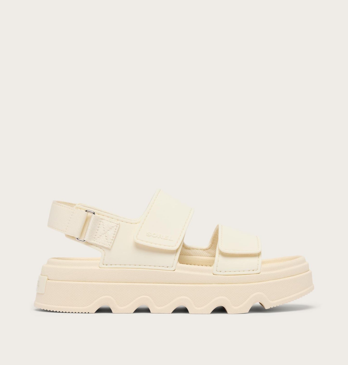 Kinetic Sunchase Ankle Strap Platform Sandal - Chalk & Sea Salt