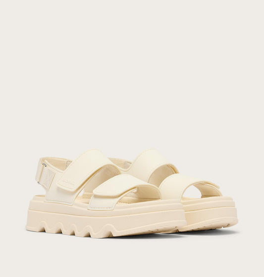 Kinetic Sunchase Ankle Strap Platform Sandal - Chalk & Sea Salt