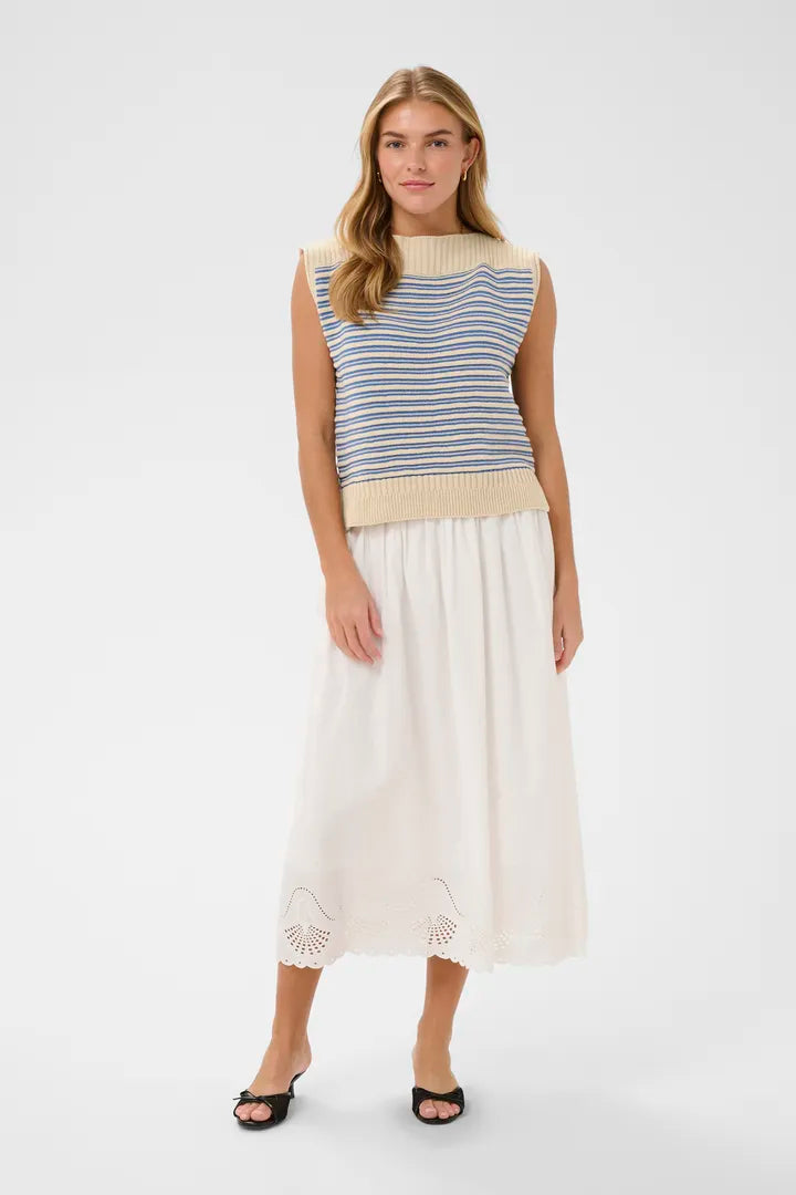 RileySZ Pullover - Vallarta Turtle Dove Stripe