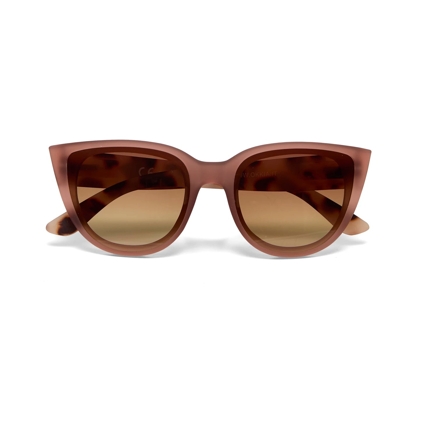 Silvia Cats Eye Sunglasses- Pink Havana