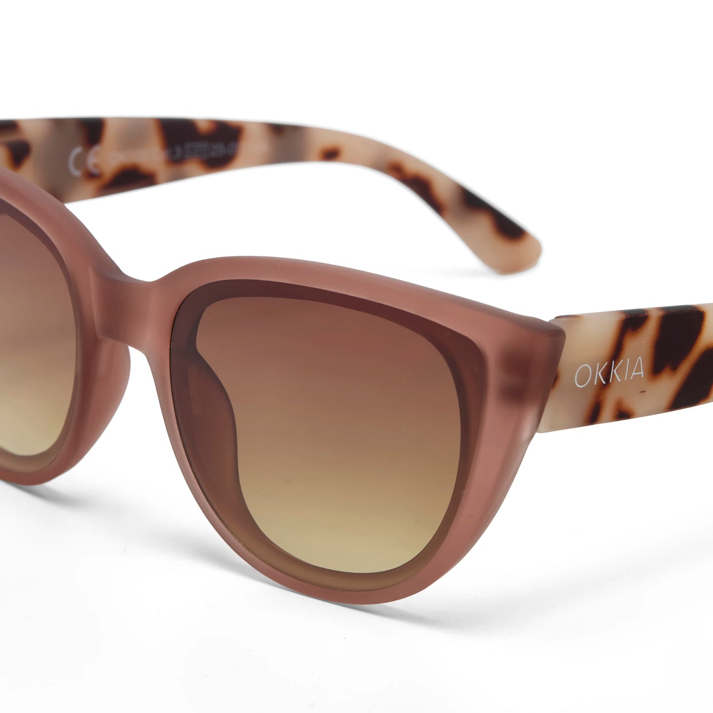 Silvia Cats Eye Sunglasses- Pink Havana