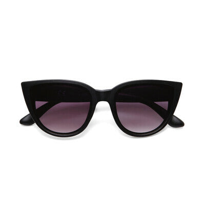 Silvia Cats Eye Sunglasses - Black