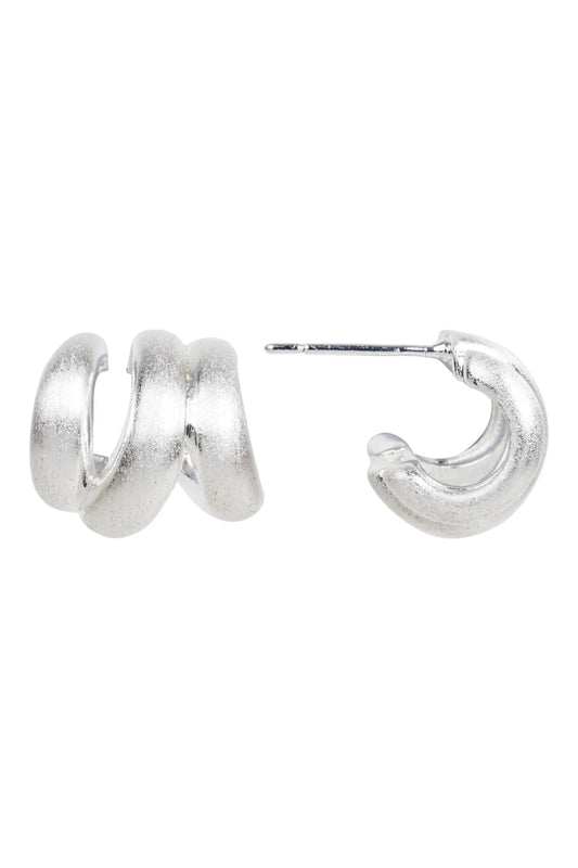 Heritage Earring -Silver Knot