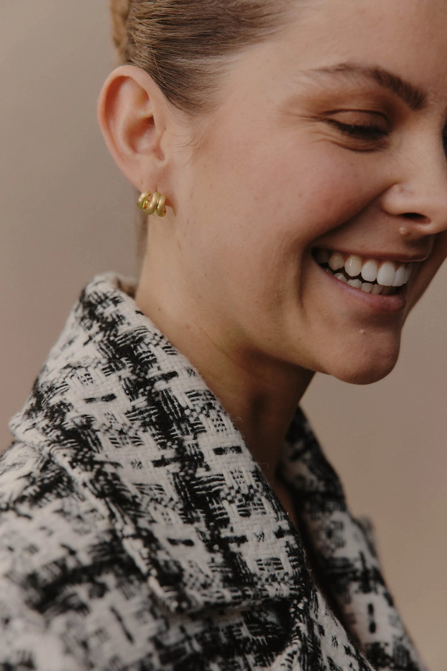 Heritage Earring -Gold Knot